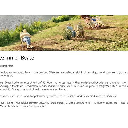 Gaestezimmer Beate Und Ferienwohnung Rheda Wiedenbrueck Eksteriør bilde